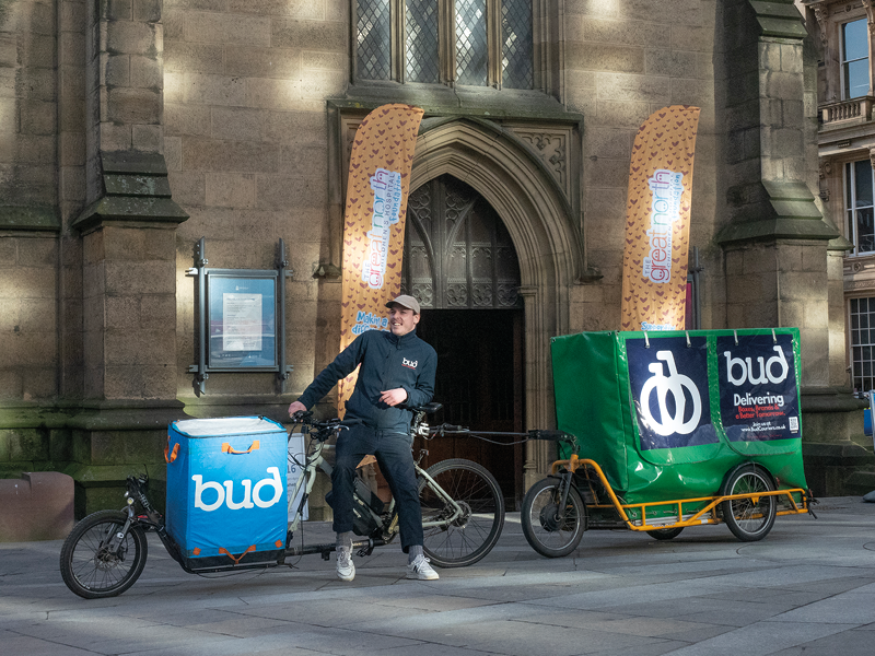 Meet James Tyer the Owner of BUD Couriers a Bike Cargo Delivery Service in Newcastle Living North